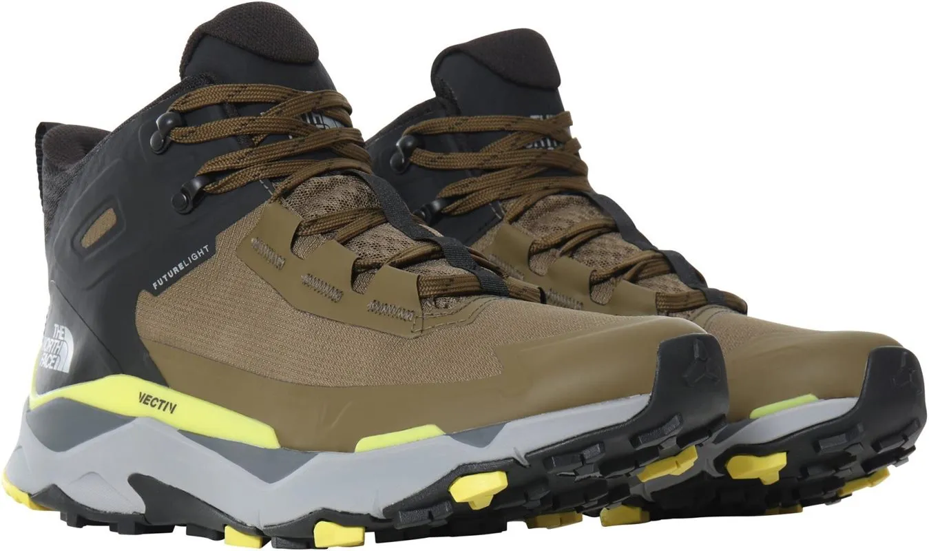 The North Face Face Vectiv Exploris FutureLight Mid Shoes Men, Military olive/tnf black