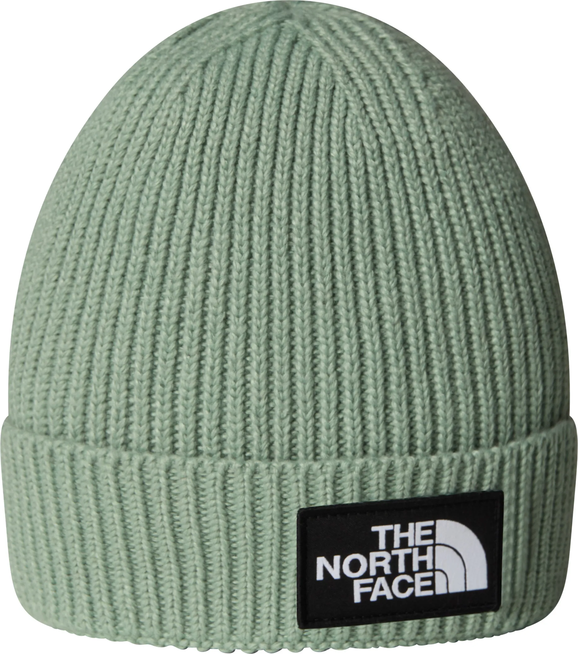 The North Face Kids' TNF Logo Box Cuffed Beanie, Slate moss, One Size