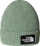 The North Face Kids' TNF Logo Box Cuffed Beanie, Slate moss, One Size