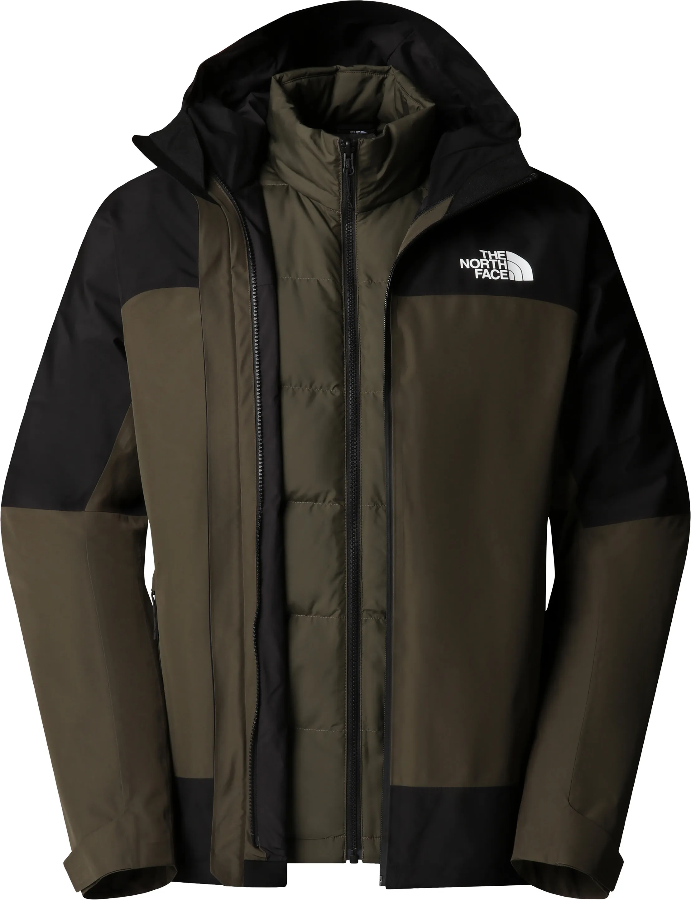 The North Face Men's Mountain Light GORE-TEX Triclimate 3-in-1 Jacket, New taupe green/tnf black The North Face Men's Mountain Light GORE-TEX Triclimate 3-in-1 Jacket, New taupe green/tnf black