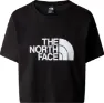 The North Face Women's Easy Cropped T-Shirt, Tnf black