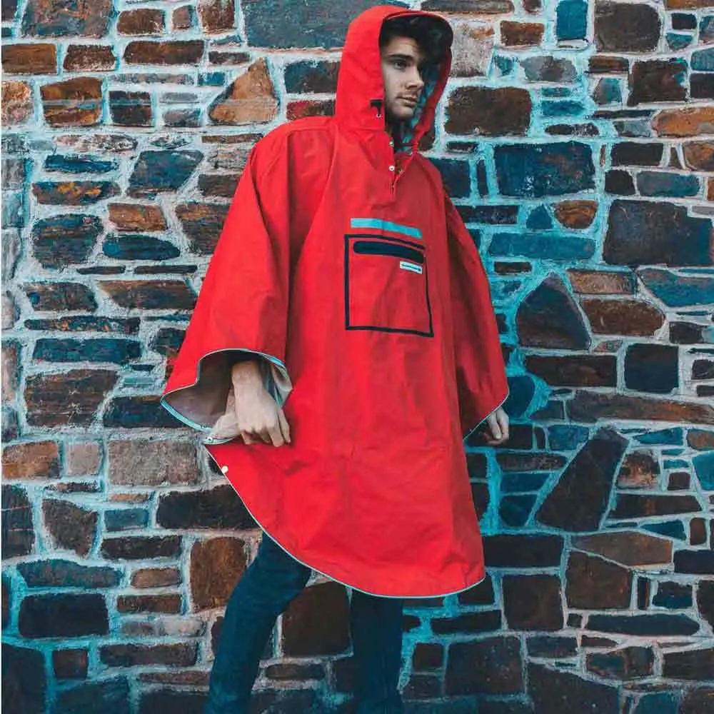 The Peoples 3.0 Hardy Junior Vanntett Poncho The Peoples 3.0 Hardy Junior Vanntett Poncho