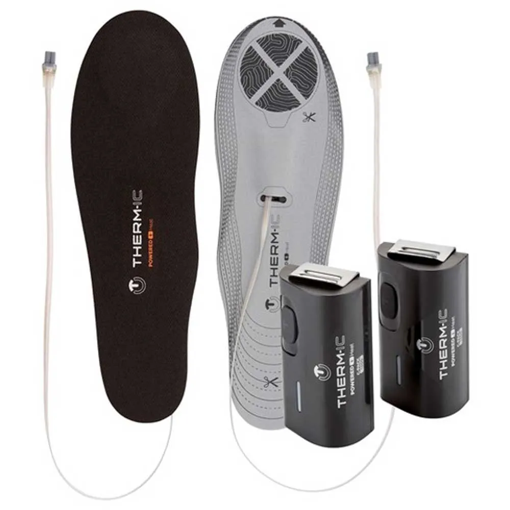 therm-ic C-pack 1300 Set Heat Flat&heated Innleggssåler, Black
