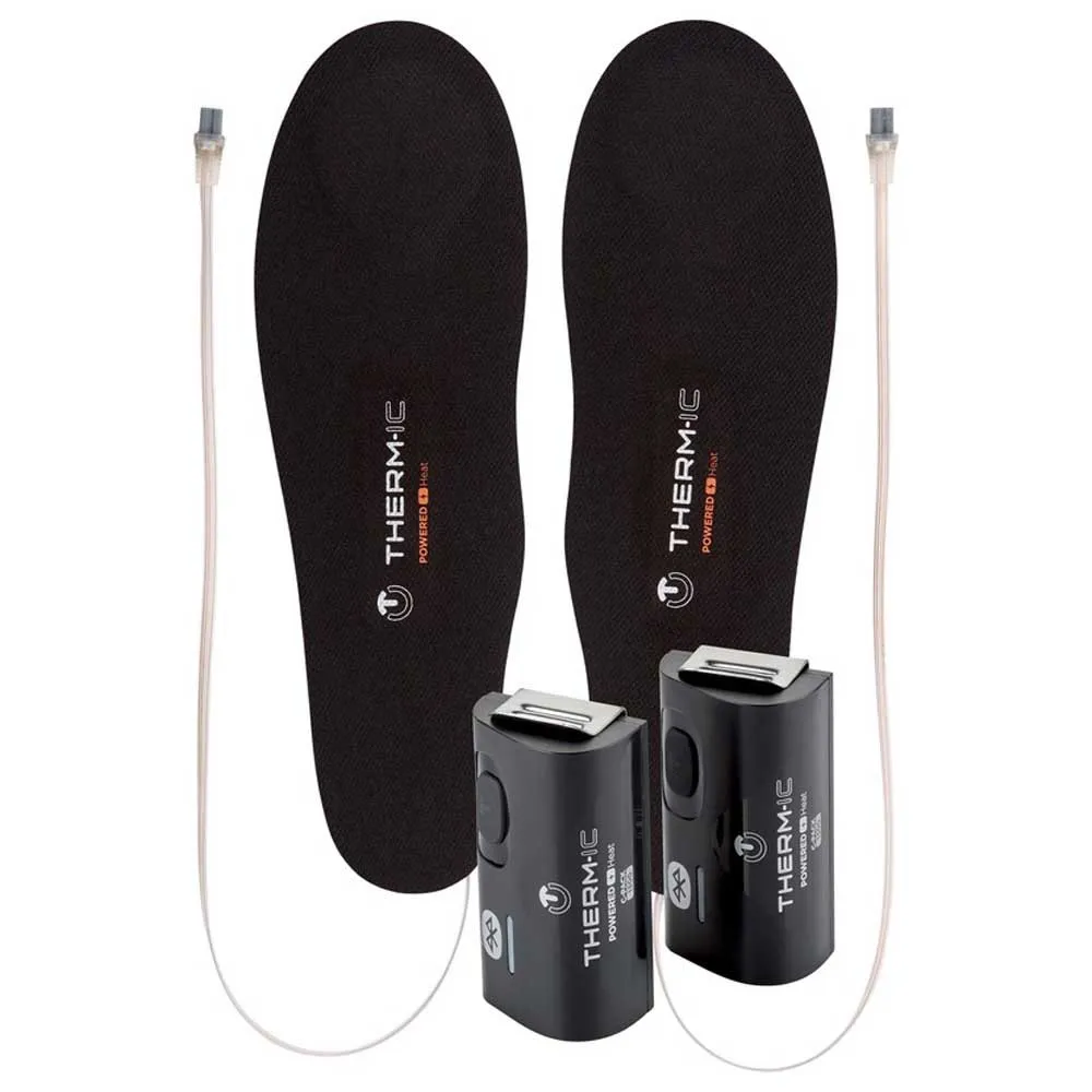 therm-ic Set Heat Flat Heated +c-pack 1300b Bluetooth Batteries Innleggssåler, Black / grey