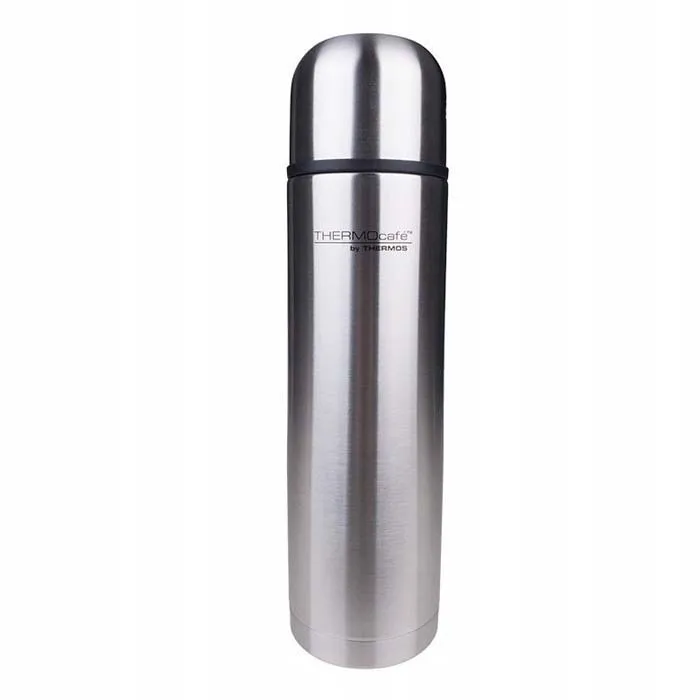 Thermos Thermocafé 1l Termosflaske, Stainless steel, One Size