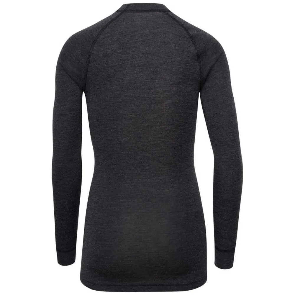 Thermowave Merino Warm Junior Langarmet Baselag, Dark grey melange, 11-12Y Thermowave Merino Warm Junior Langarmet Baselag, Dark grey melange, 11-12Y