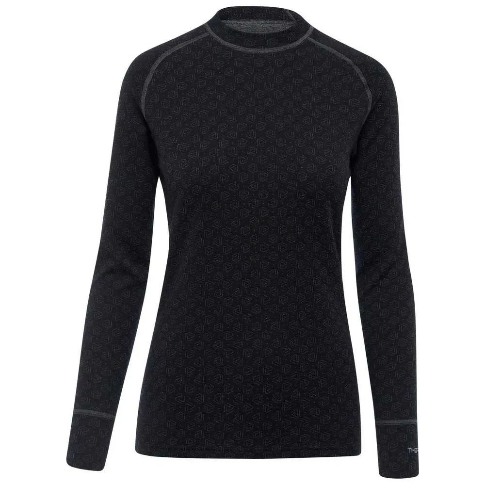 Thermowave Xtrm412 Merino Xtreme Langarmet Baselag Refurbished, Black / dark grey melange Thermowave Xtrm412 Merino Xtreme Langarmet Baselag Refurbished, Black / dark grey melange