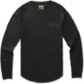 Thirtytwo Ridelite Merino Langarmet Baselag, Black / black
