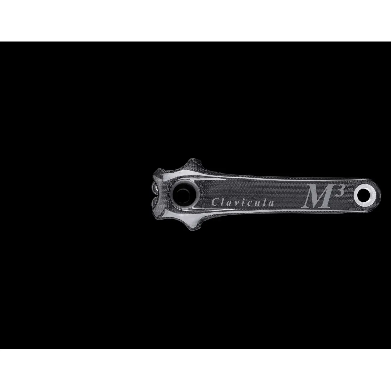 THM Crankset Clavicula M3 Road Glossy, Black red THM Crankset Clavicula M3 Road Glossy, Black red