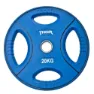 Thor Fitness Colored PU Vektplater m. håndtak 50 mm, Vektskiver PU