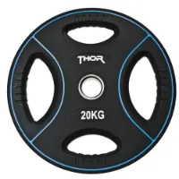 Thor Fitness Svart PU Vektplater 50 mm, Vektskiver PU Thor Fitness Svart PU Vektplater 50 mm, Vektskiver PU