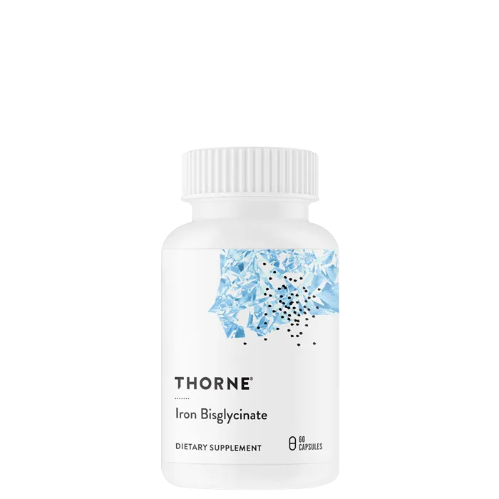 Thorne bisglycinat Jerntabletter 60 kapsler