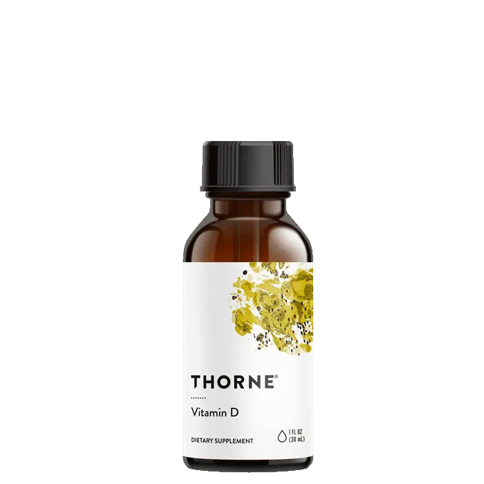 Thorne D-Vitamin flytende 500 IE, 30 ml, 30ml
