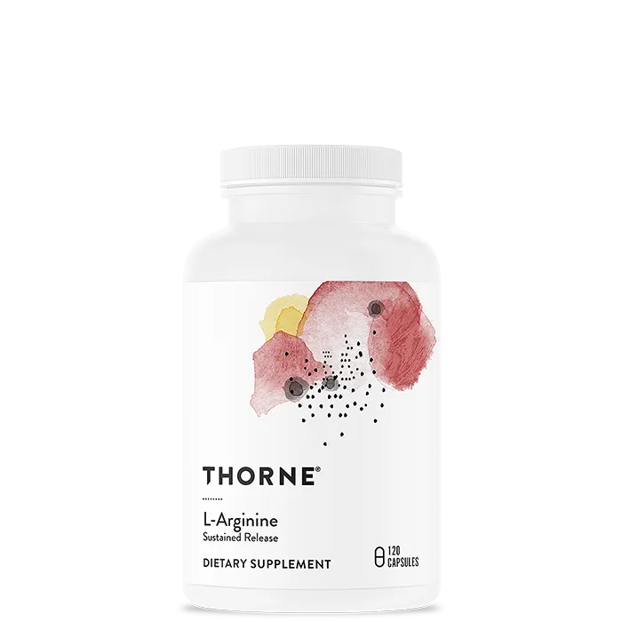 Thorne L-arginin Sustained Release L-arginin Kapsler, 120 stk
