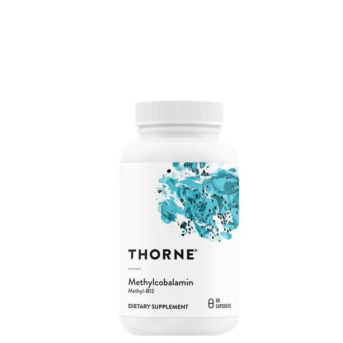 Thorne ylkobalamin B12 vitamin 60 kapsler