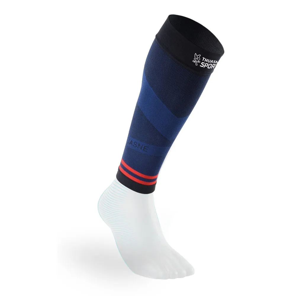 Thuasne Kompresjonsleggstrømpe, Black / blue / red, XL Thuasne Kompresjonsleggstrømpe, Black / blue / red, XL