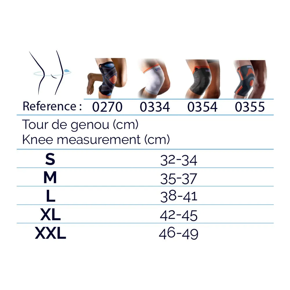 Thuasne Patellar Knebeskytter Refurbished, Grey / golden, L