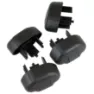 Thule Aerodynamiske Taklokkhetter 50084 Bar 4 Enheter 4 Enheter, Black, One Size