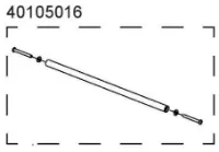 Thule Chaiot Upper Seat Frame Reservedel
