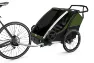 Thule Chariot Cab 2 Sykkel Barnevogn, Cypresgreen, One Size