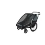 Thule Chariot Cab 2 Sykkel Barnevogn, Dark slate, One Size