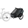Thule Chariot Cab 2 Sykkel Barnevogn, Dark slate, One Size