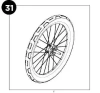 Thule Chariot Cross 20" hjul Thule Chariot Cross 20" hjul