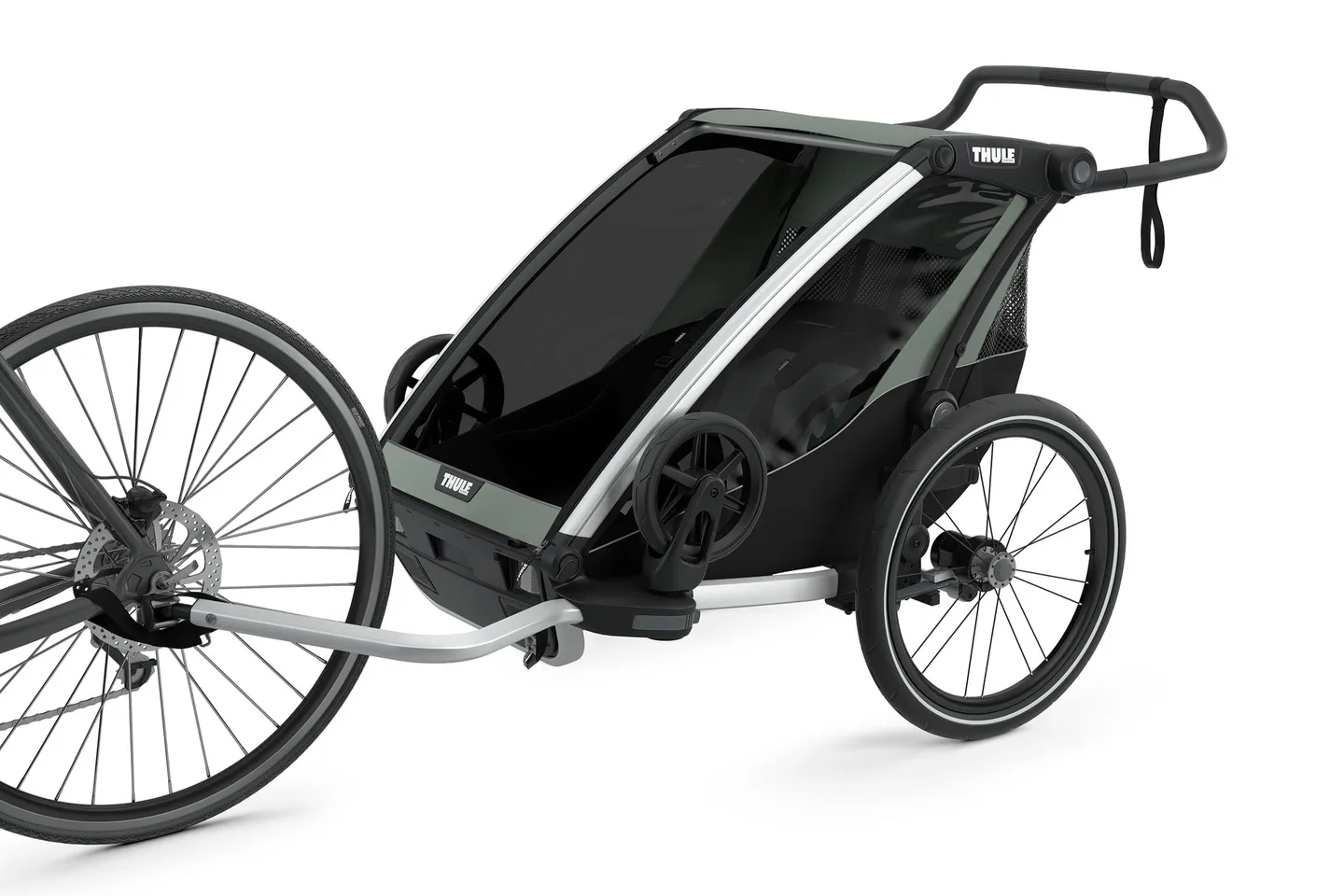 Thule Chariot Lite Dobbel Sykkelvogn, Agave, One Size