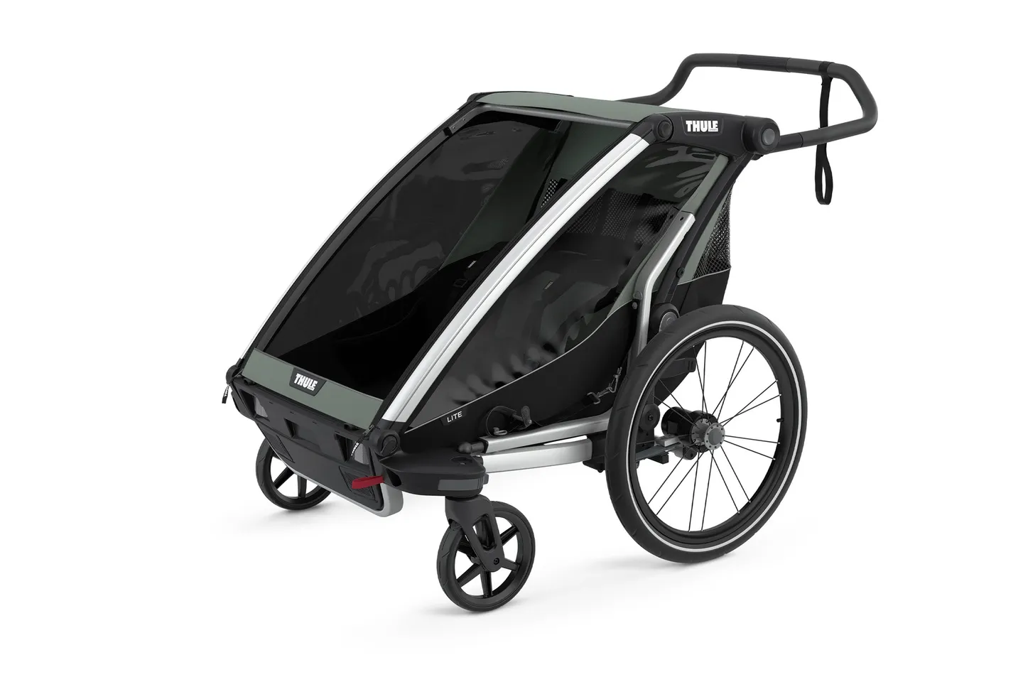 Thule Chariot Lite Dobbel Sykkelvogn, Agave, One Size