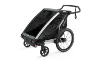 Thule Chariot Lite Dobbel Sykkelvogn, Agave, One Size