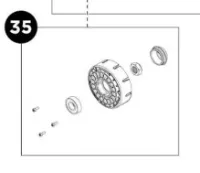 Thule Chariot Parking Brake Reservedel