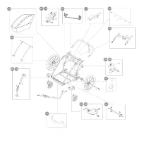 Thule Chariot Venstre Demper