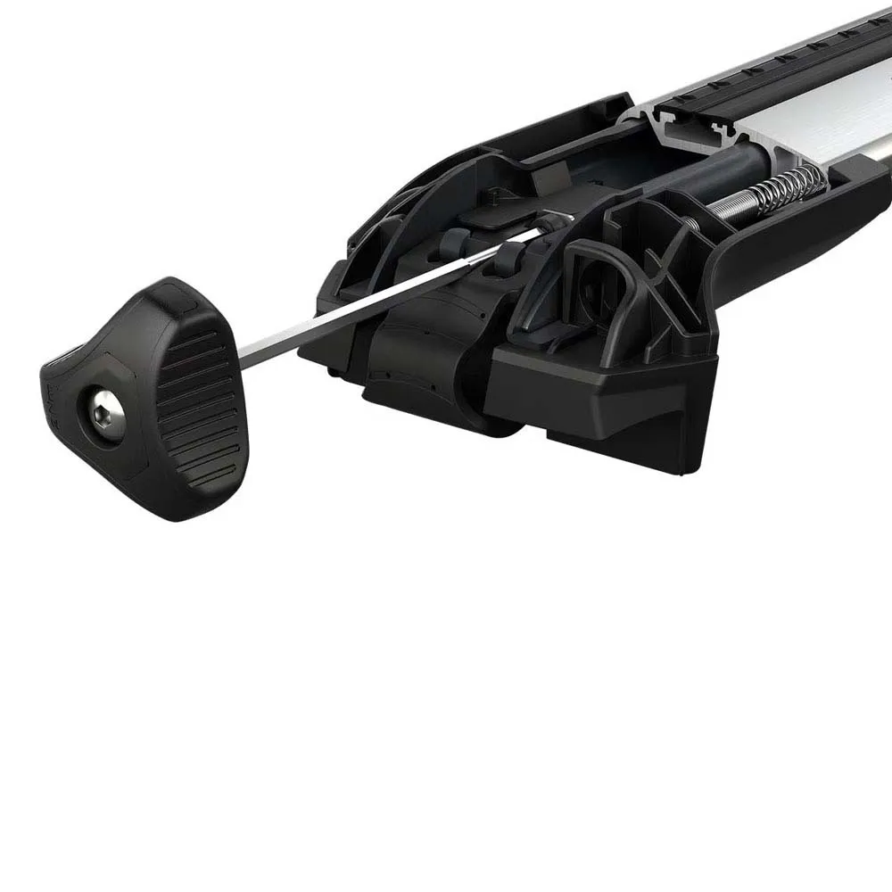 Thule Edge Raised Rail Tving 4 Enheter, Black, One Size