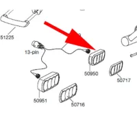 Thule Euroclasi Høyre Lampe 13 Poler