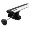 Thule Evo Sett For Innfelt Rekkverk 4 Enheter, Black, One Size