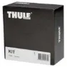Thule Fixpoint Flush Rail 4051 Roof Bars Klemmesett, Black, One Size