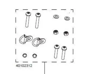 Thule Hardware Kit - Chariot Hengekøye