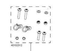 Thule Hardware Kit - Chariot Hengekøye Thule Hardware Kit - Chariot Hengekøye