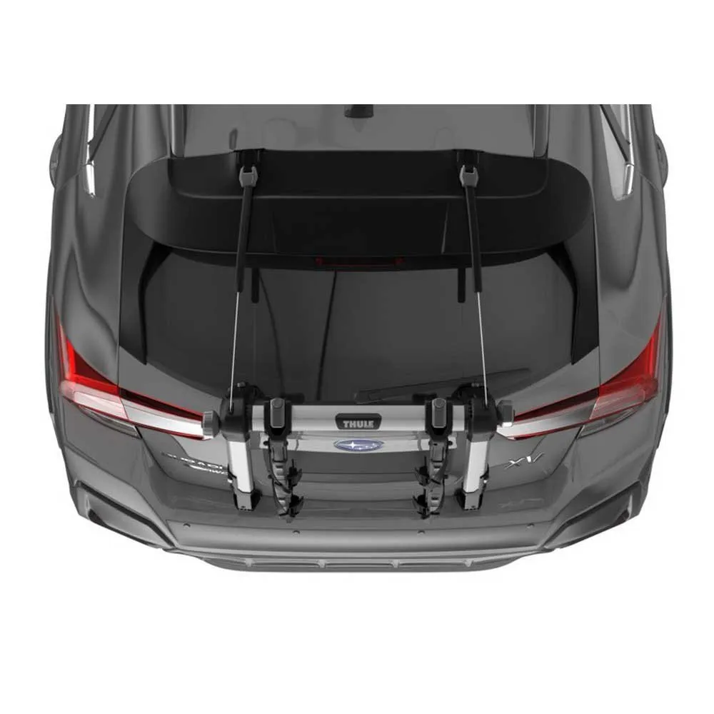 Thule Outway Hanging Sykkelstativ For 2 Sykler Refurbished, Black / silver, 2 Sykkels Thule Outway Hanging Sykkelstativ For 2 Sykler Refurbished, Black / silver, 2 Sykkels