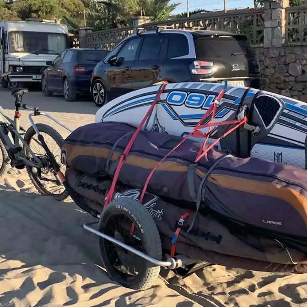 Thule Reacha Sport Beach Sykkelvogn, Black / silver, Max 35kg Thule Reacha Sport Beach Sykkelvogn, Black / silver, Max 35kg