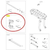 Thule Replacement Bracket Kit Pack´n Pedal Reservedel Thule Replacement Bracket Kit Pack´n Pedal Reservedel