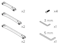 Thule Strut Kit Til Pack n'Pedal Rack Thule Strut Kit Til Pack n'Pedal Rack