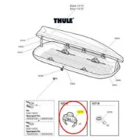 Thule Touring Fastclick Roof Box Clamp Reservedel