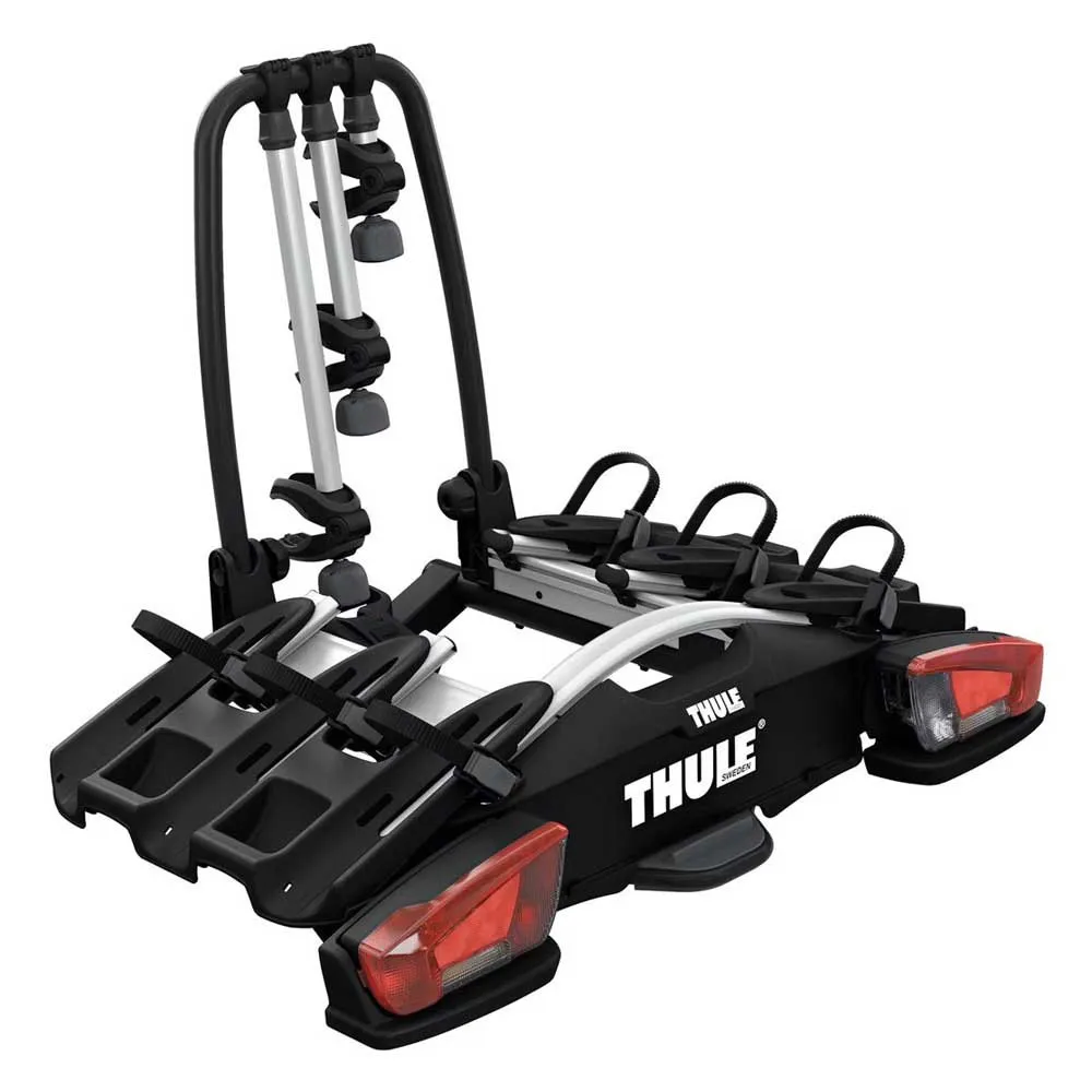 Thule Velocompact Fix4bike Sykkelstativ For 3 Sykler Refurbished, Silver / black, 3 Sykkels Thule Velocompact Fix4bike Sykkelstativ For 3 Sykler Refurbished, Silver / black, 3 Sykkels