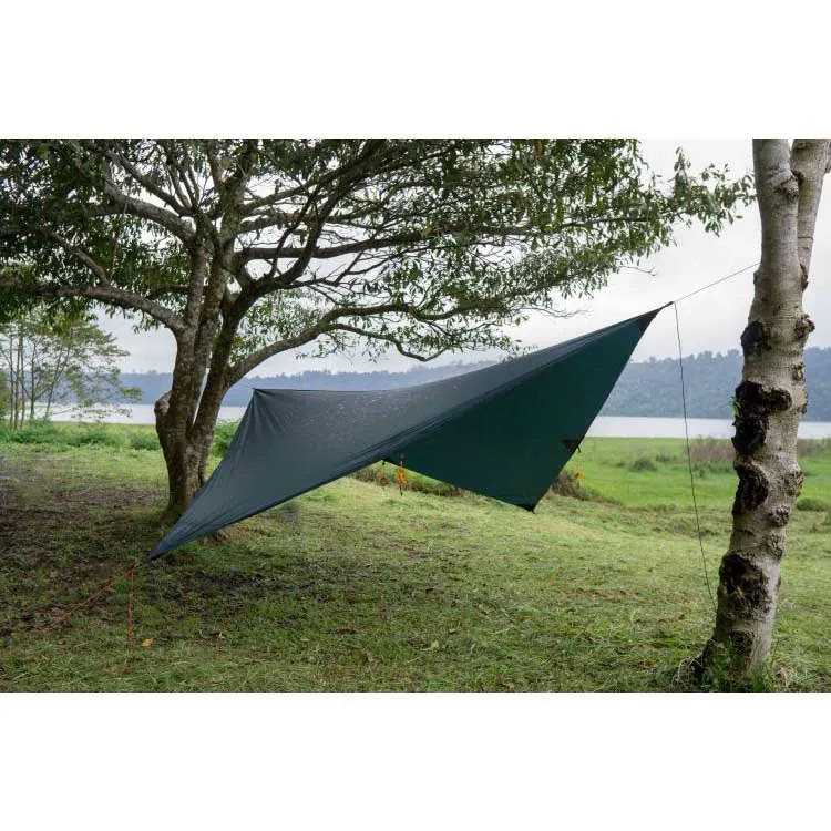 Ticket To The Moon Moon Tarp Hengekøye, Dark green, 250 x 250cm
