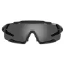 Tifosi Aethon Interchangeable Solbriller, Matte black, Smoke/CAT3 + AC Red/CAT2 + Clear/CAT0