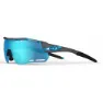 Tifosi Alliant Clarion Interchangeable Solbriller, Gunmetal / blue, Clarion Blue/CAT3 + AC Red/CAT2 + Clear/CAT0