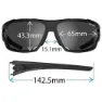 Tifosi Amok Solbriller, Race neon, Smoke Fototec/CAT1-3
