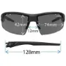 Tifosi Crit Fototec Polariserte Solbriller, Matte gunmetal, Smoke Polarized Fototec/CAT3