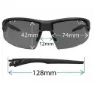 Tifosi Crit Solbriller, Crystal black, Enliven Sykkel/CAT2
